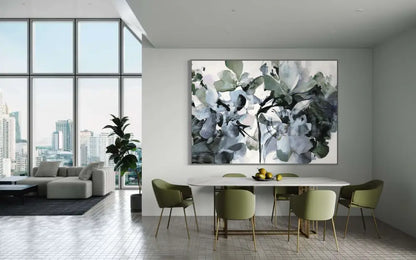 Blue Heaven Hydrangea - Hand Painting