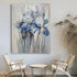 Blue Iris Harmony - Hand Painting