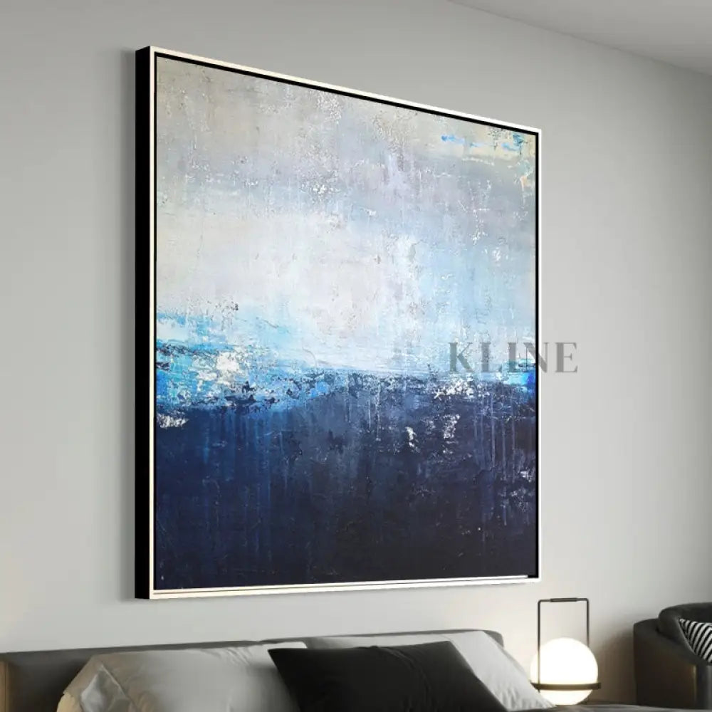 Blue Mood - Kline Collective Lounge-Wandkunst