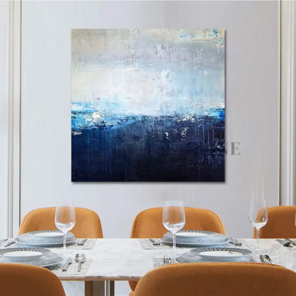 Blue Mood - Kline Collective Lounge-Wandkunst