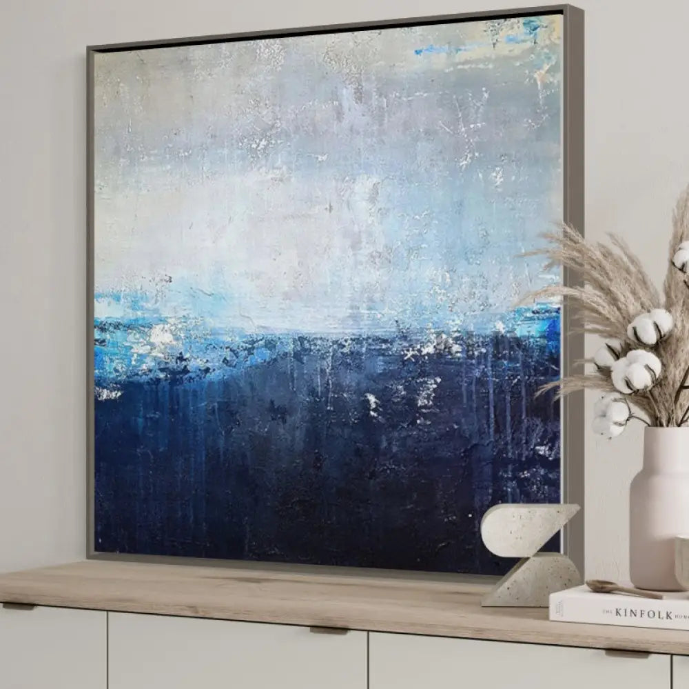 Blue Mood - Kline Collective Lounge-Wandkunst