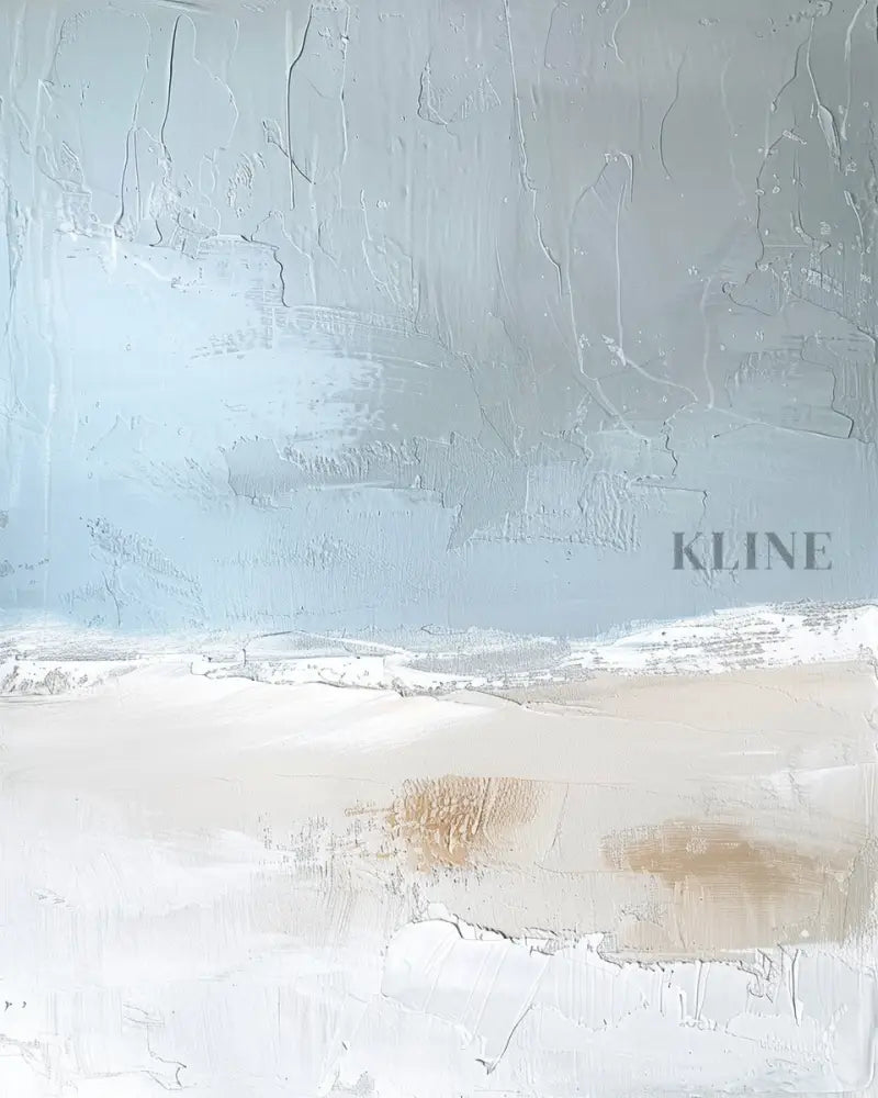 Blue Ocean Abstract Triptych - Hand Painting 