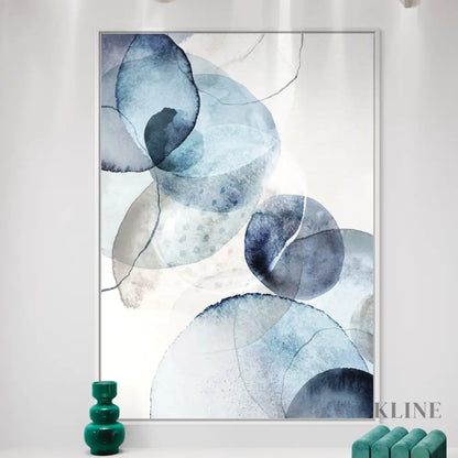 Blue Stone - Hand Painting