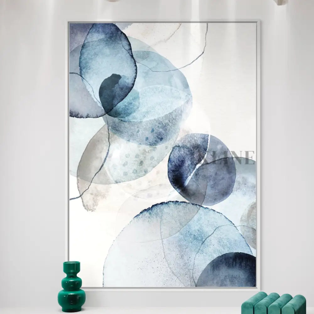 Blue Stone - Hand Painting