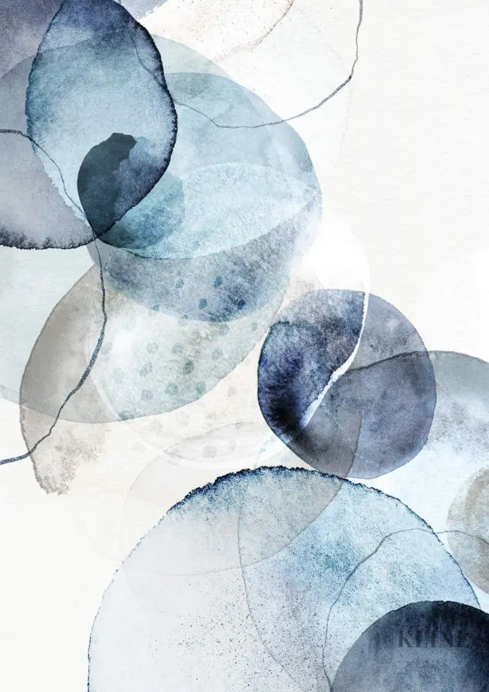 Blue Stone - Hand Painting