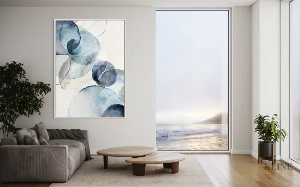 Blue Stone - Hand Painting