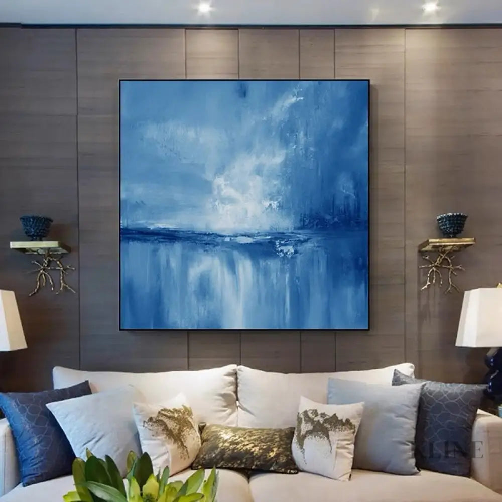 Blue Surge - Hand Painting