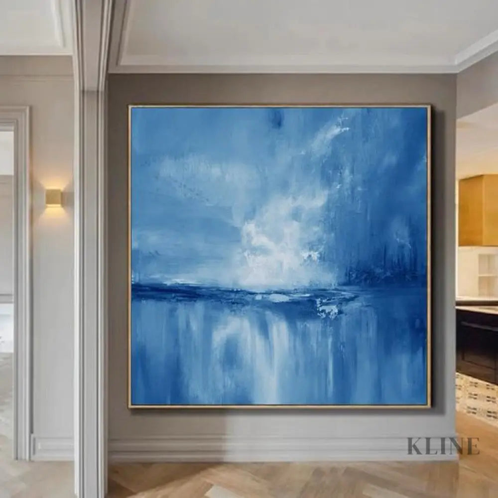 Blue Surge - Hand Painting