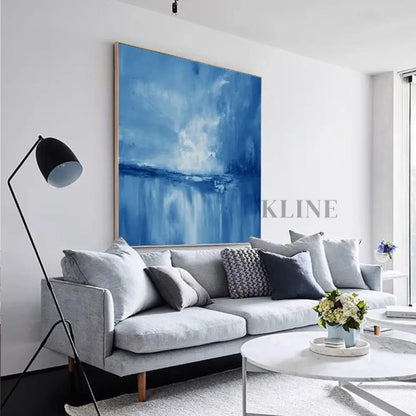 Blue Surge - Hand Painting