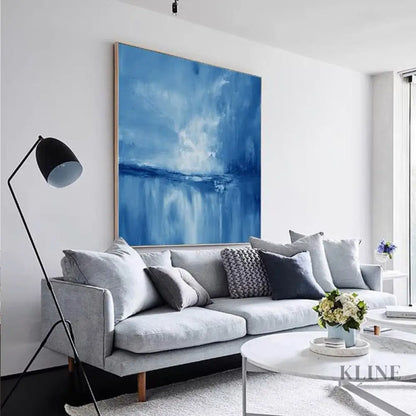 Blue Surge - Hand Painting