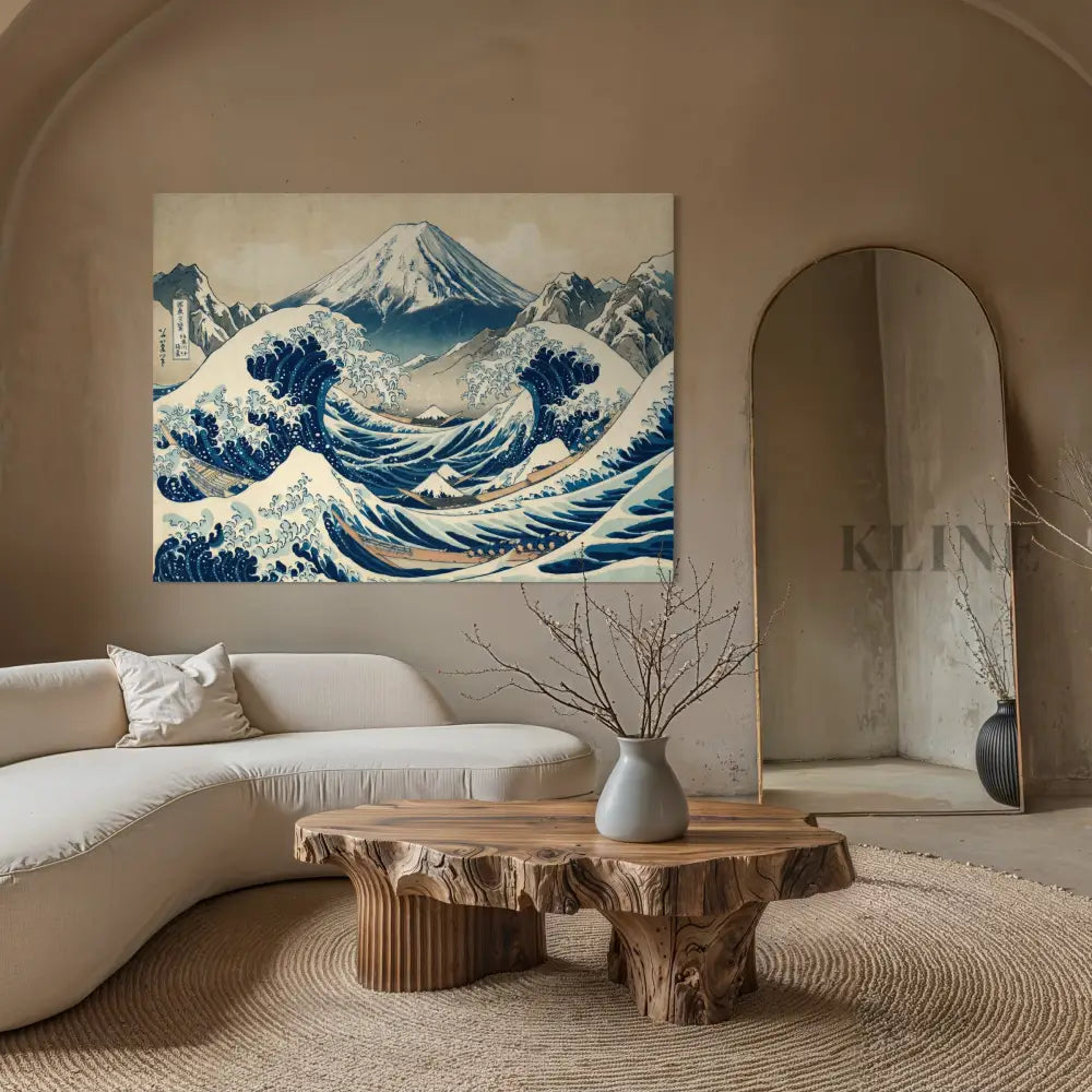 Blue Tempest - Hand Painting 