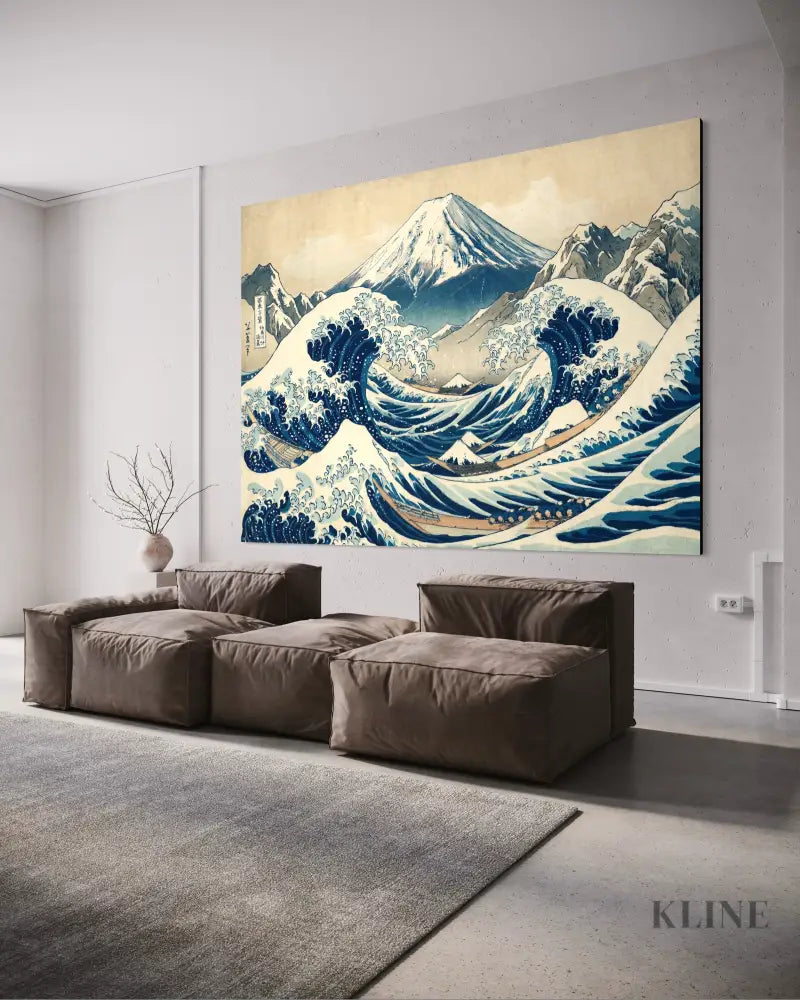 Blue Tempest - Hand Painting