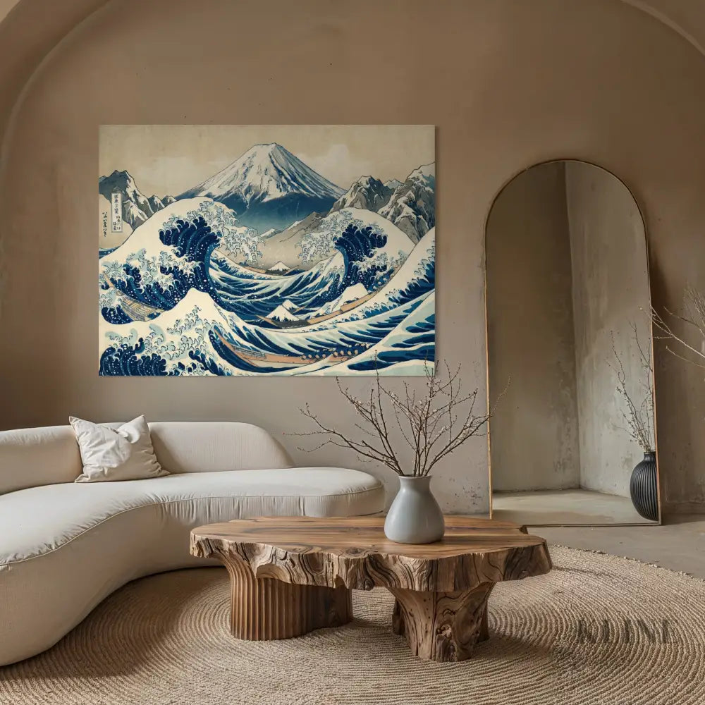 Blue Tempest - Hand Painting