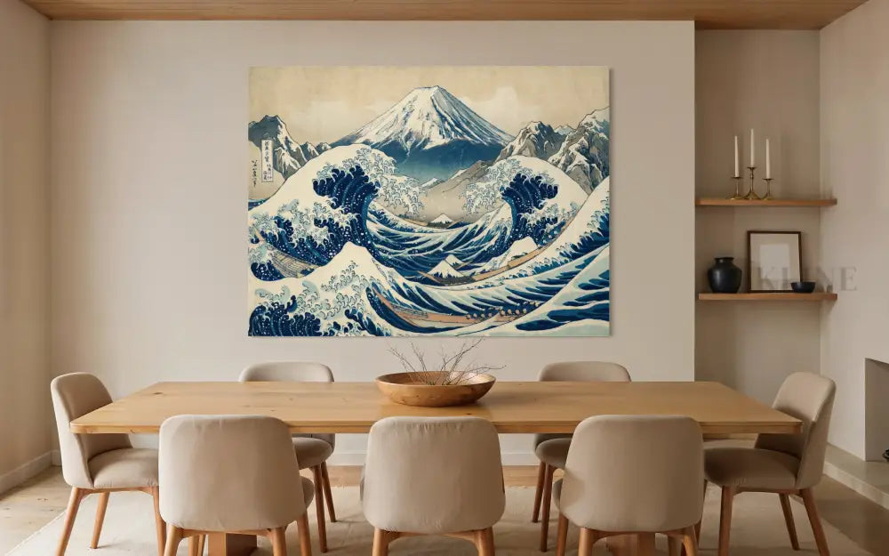 Blue Tempest - Hand Painting