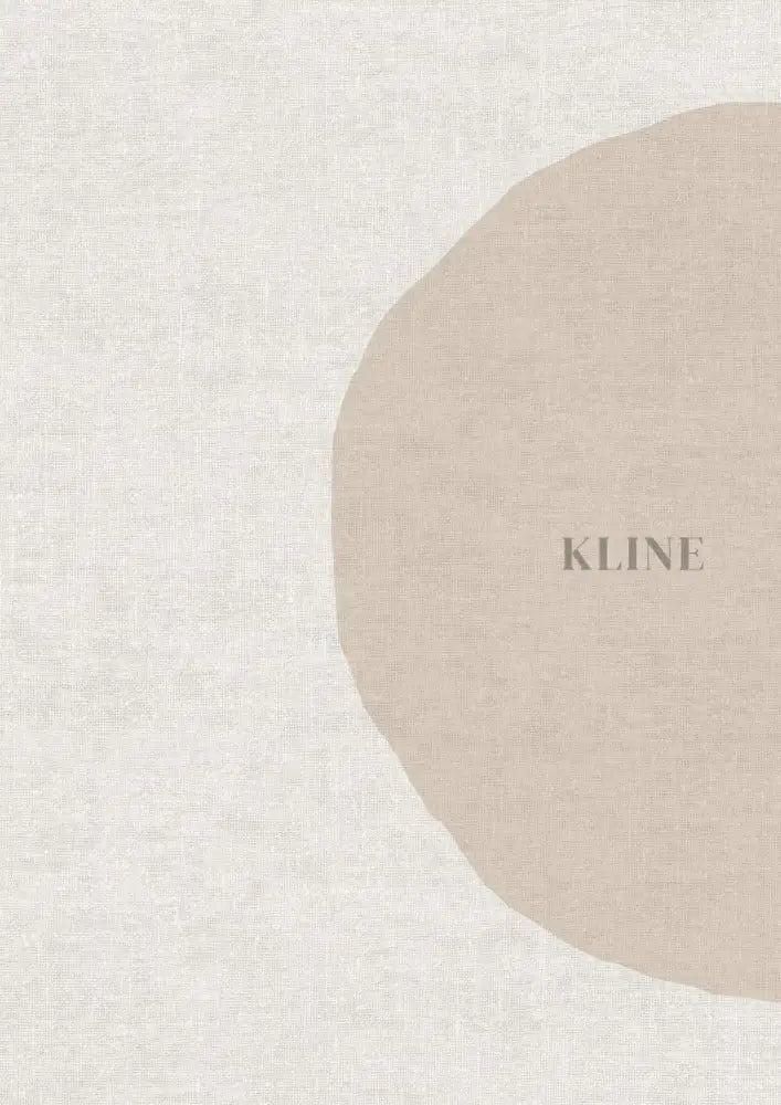 Blush &amp; Beige Line Circles 1 - Hand Painting Lounge Wall Art