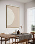 Blush & Beige Line Circles 2 - Hand Painting