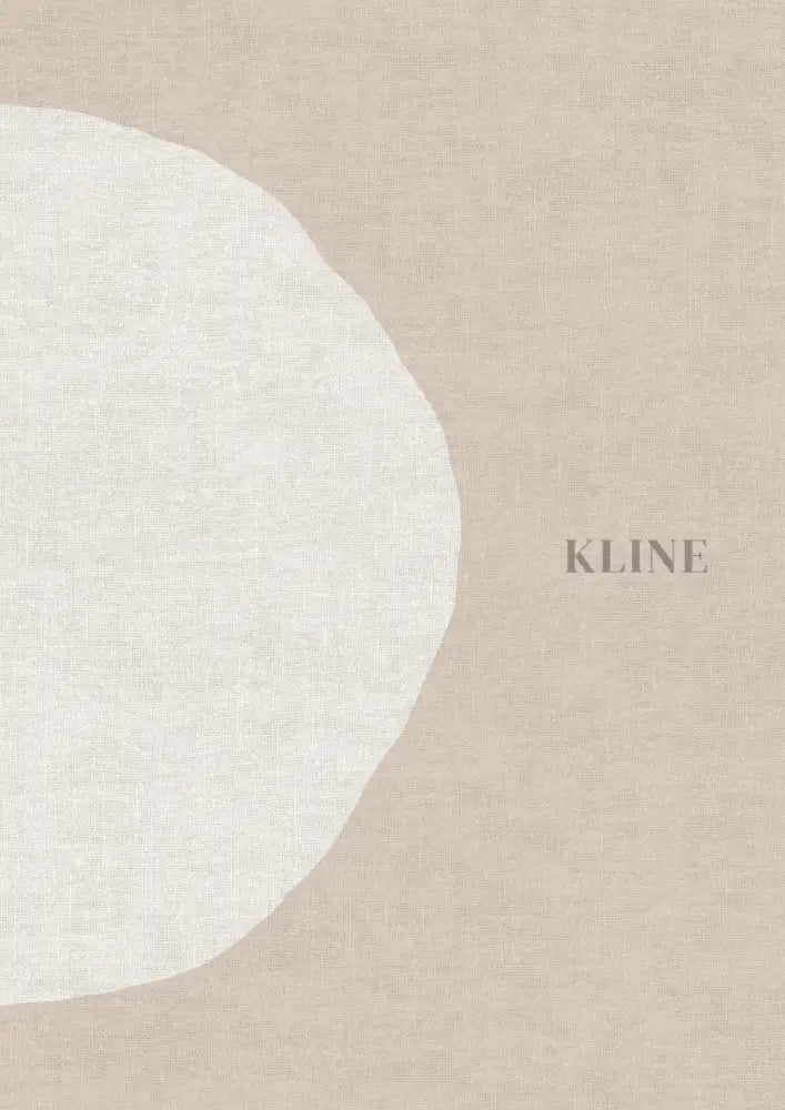 Blush &amp; Beige Line Circles 2 - Hand Painting ラウンジウォールアート