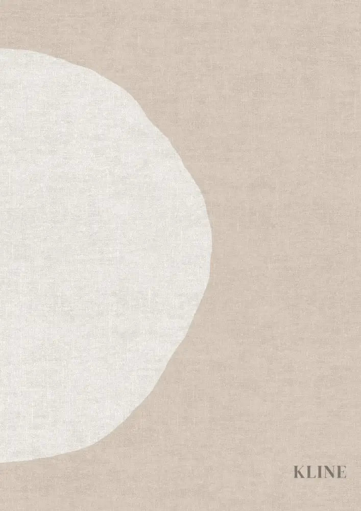 Blush &amp; Beige Line Circles 2 - Hand Painting 