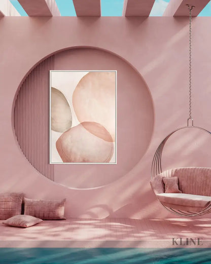 Blush Circles - Hand Painting