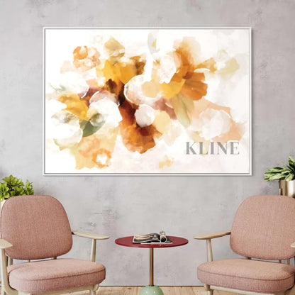 Bouquet Abstract Mustard - Hand Painting