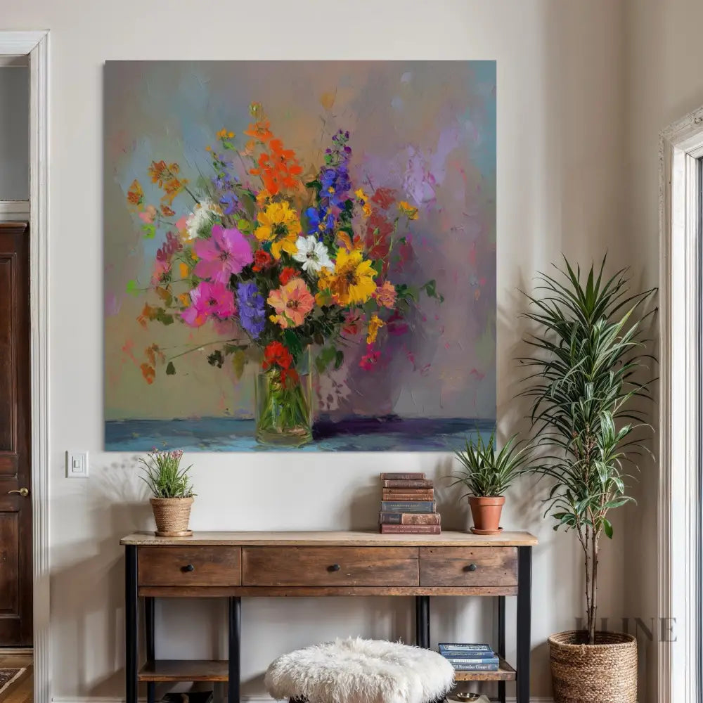 Bouquet Flower Painting - Hand Painting