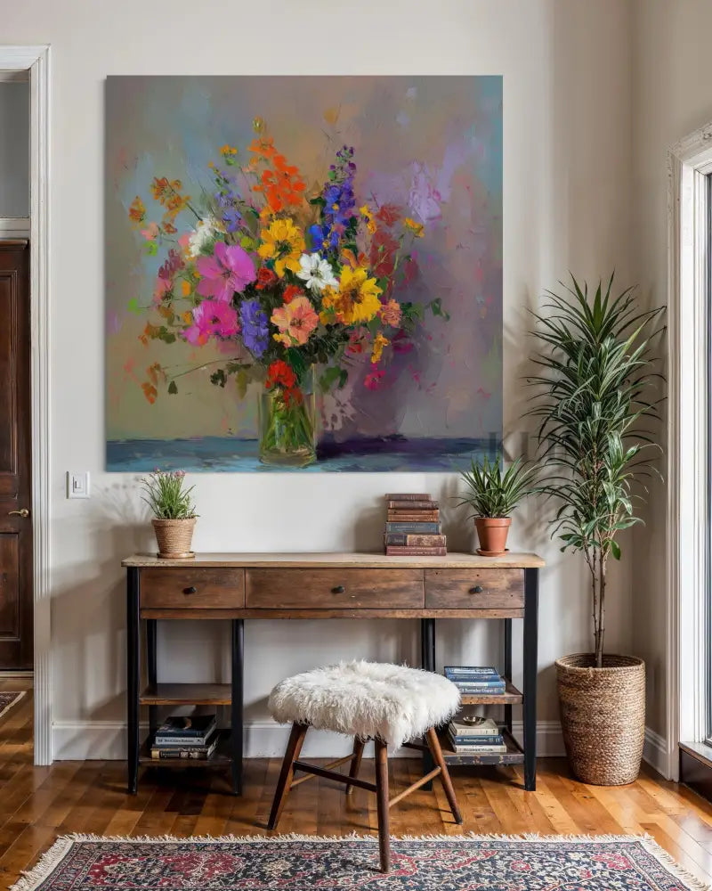 Bouquet Flower Painting - Hand Painting