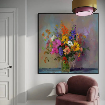 Bouquet Flower Painting - Hand Painting