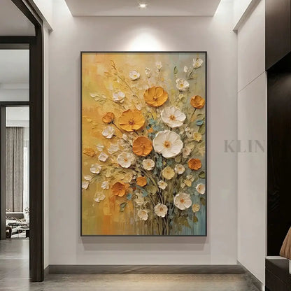 Bouquet of Warm Light - Hand Painting