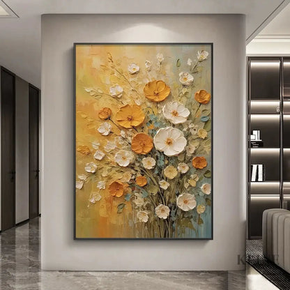 Bouquet of Warm Light - Hand Painting