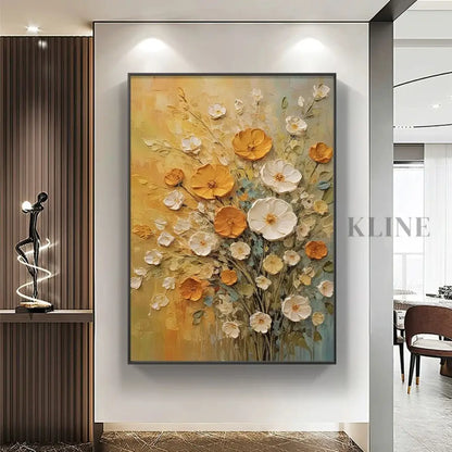 Bouquet of Warm Light - Hand Painting