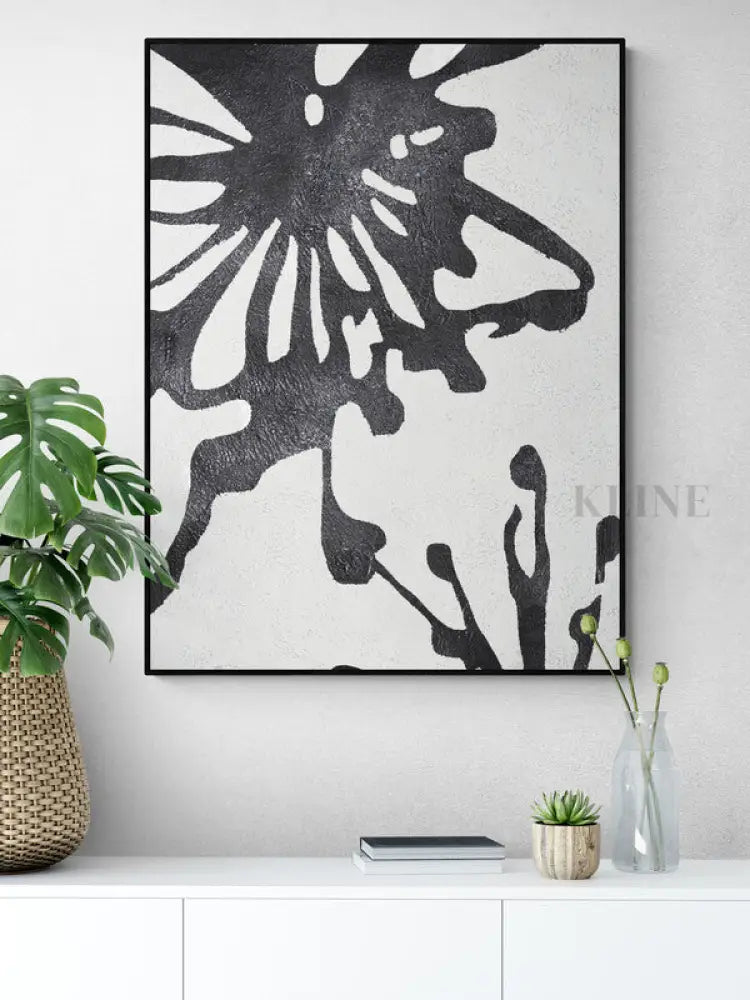Brave as It Was - Kline Collective Peintures en noir et blanc