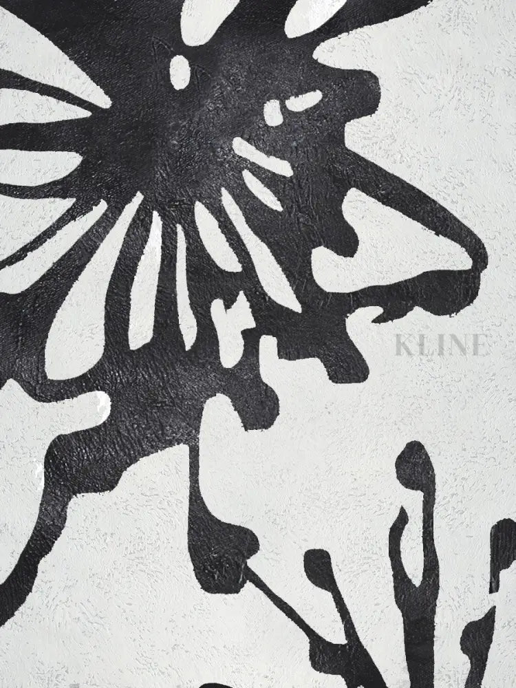 Brave as It Was - Kline Collective Peintures en noir et blanc