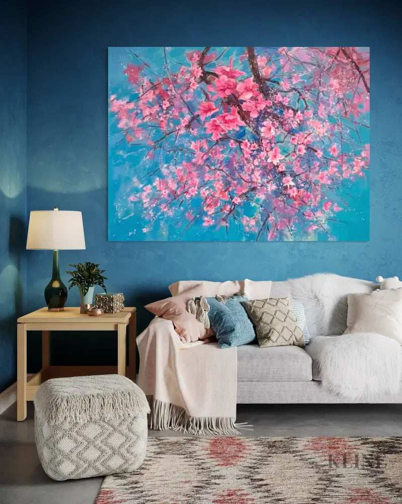Breeze of Sakura Painting - Hand Painting