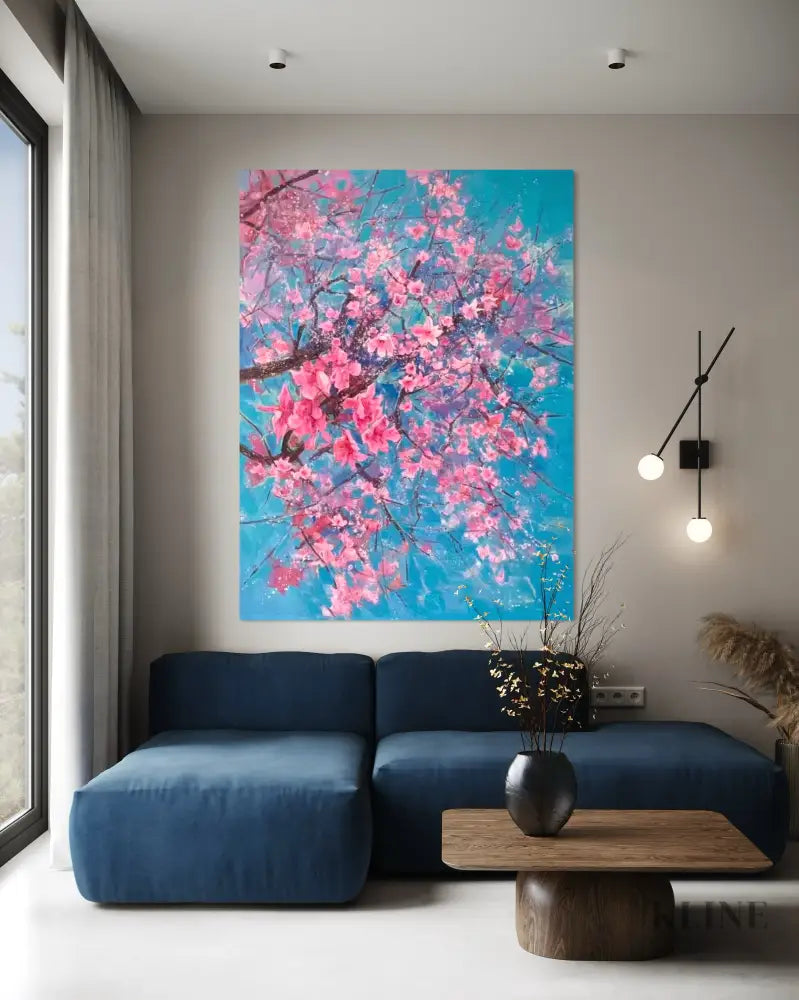 Breeze of Sakura Painting - Hand Painting