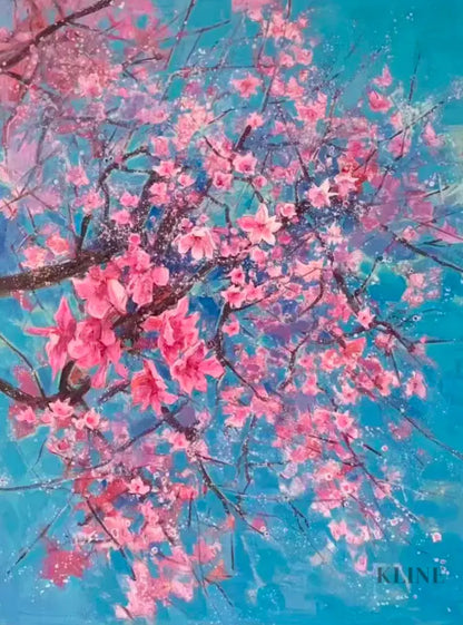Breeze of Sakura Painting - Hand Painting