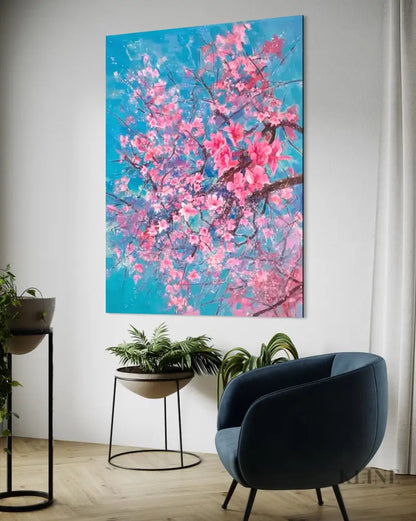 Breeze of Sakura Painting - Hand Painting
