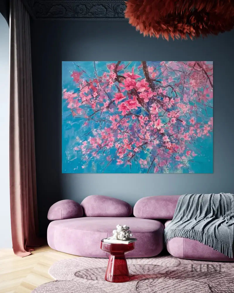 Breeze of Sakura Painting - Hand Painting