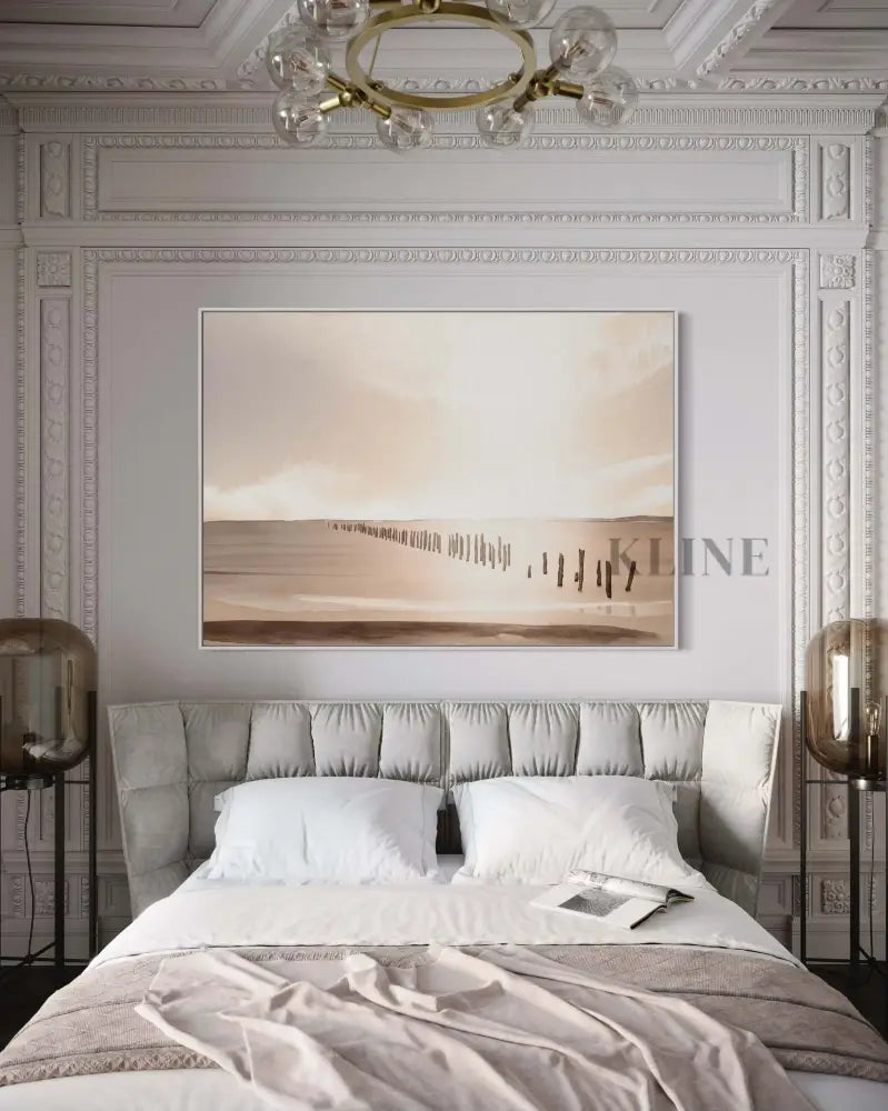 Bridport Sunset - Hand Painting