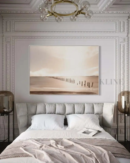 Bridport Sunset - Hand Painting