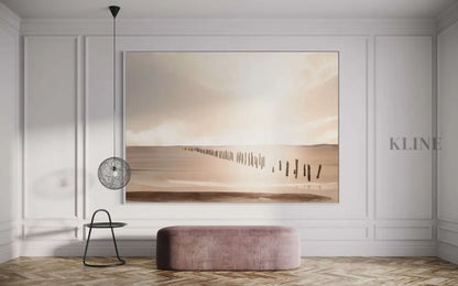 Bridport Sunset - Hand Painting