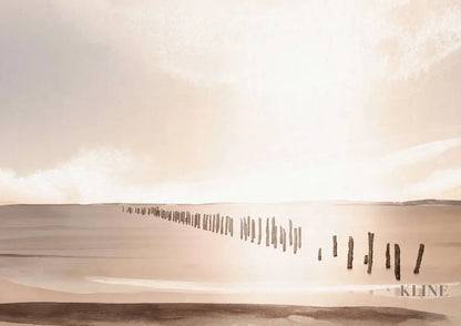 Bridport Sunset - Hand Painting