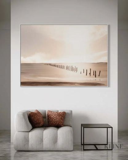 Bridport Sunset - Hand Painting