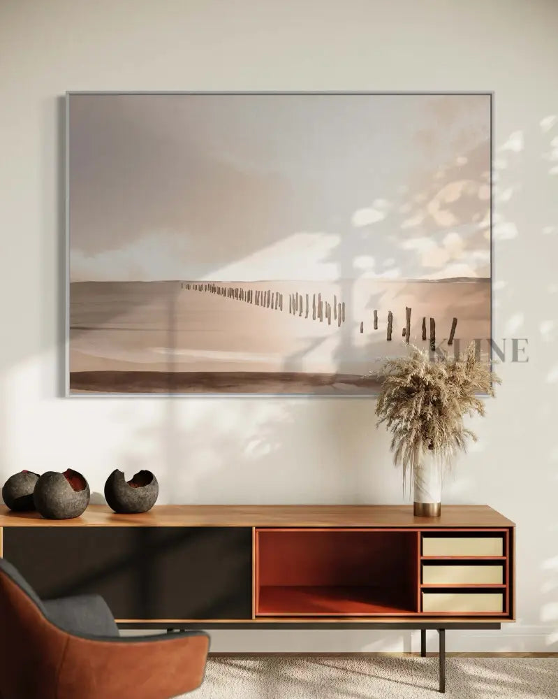 Bridport Sunset - Hand Painting لوحات المناظر البحرية
