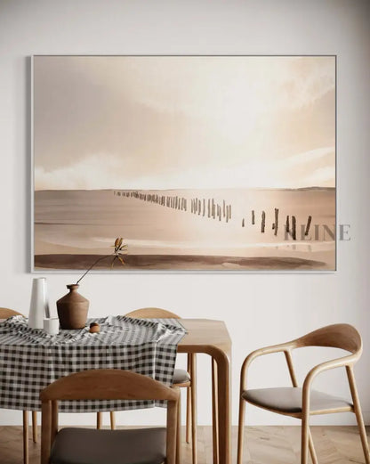 Bridport Sunset - Hand Painting