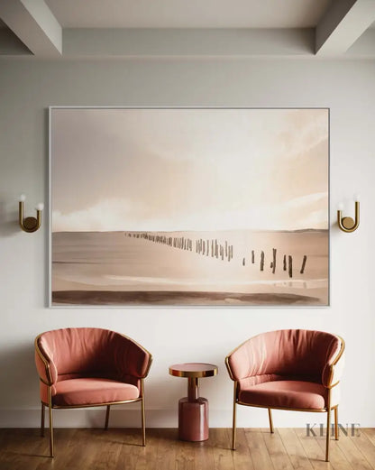 Bridport Sunset - Hand Painting