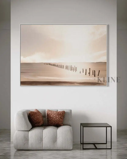 Bridport Sunset - Hand Painting