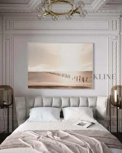 Bridport Sunset - Hand Painting