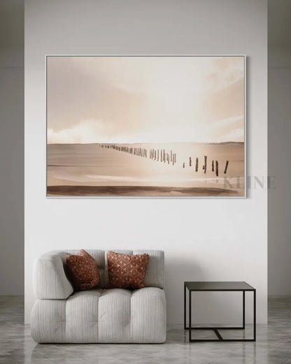Bridport Sunset - Hand Painting
