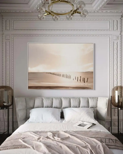 Bridport Sunset - Hand Painting