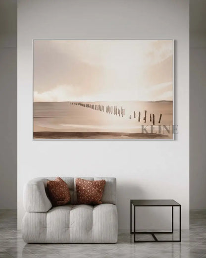 Bridport Sunset - Hand Painting